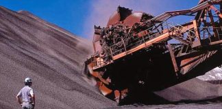 minério de ferro na China